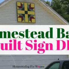 Homestead Barn Quilt Sign DIY