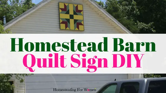 Homestead Barn Quilt Sign Great Farmhouse Decor DIY ...