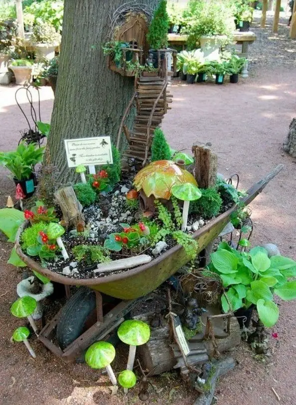 Fairy Garden Ideas Door