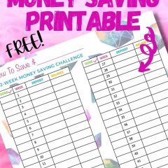 Free 52 Week Saving Money Planner Printable