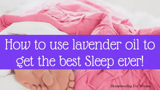 Where do you put Lavender oil for sleep