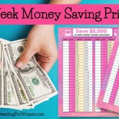 52 Week Money Saving Printable