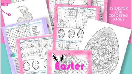 50+ Free Easter Printables Kids Activity pages Sign up