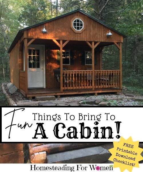 10 Fun Things To Bring To A Cabin -Free Printable Ultimate Cabin ...