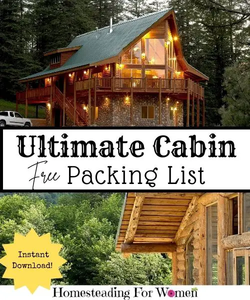 Ultimate Cabin Packing List
