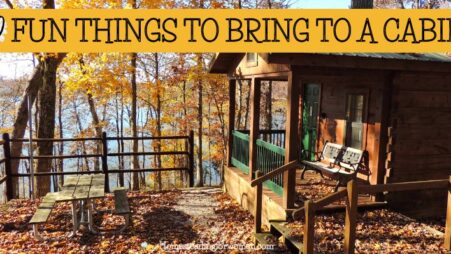 10 FUN THINGS TO BRING TO A CABIN