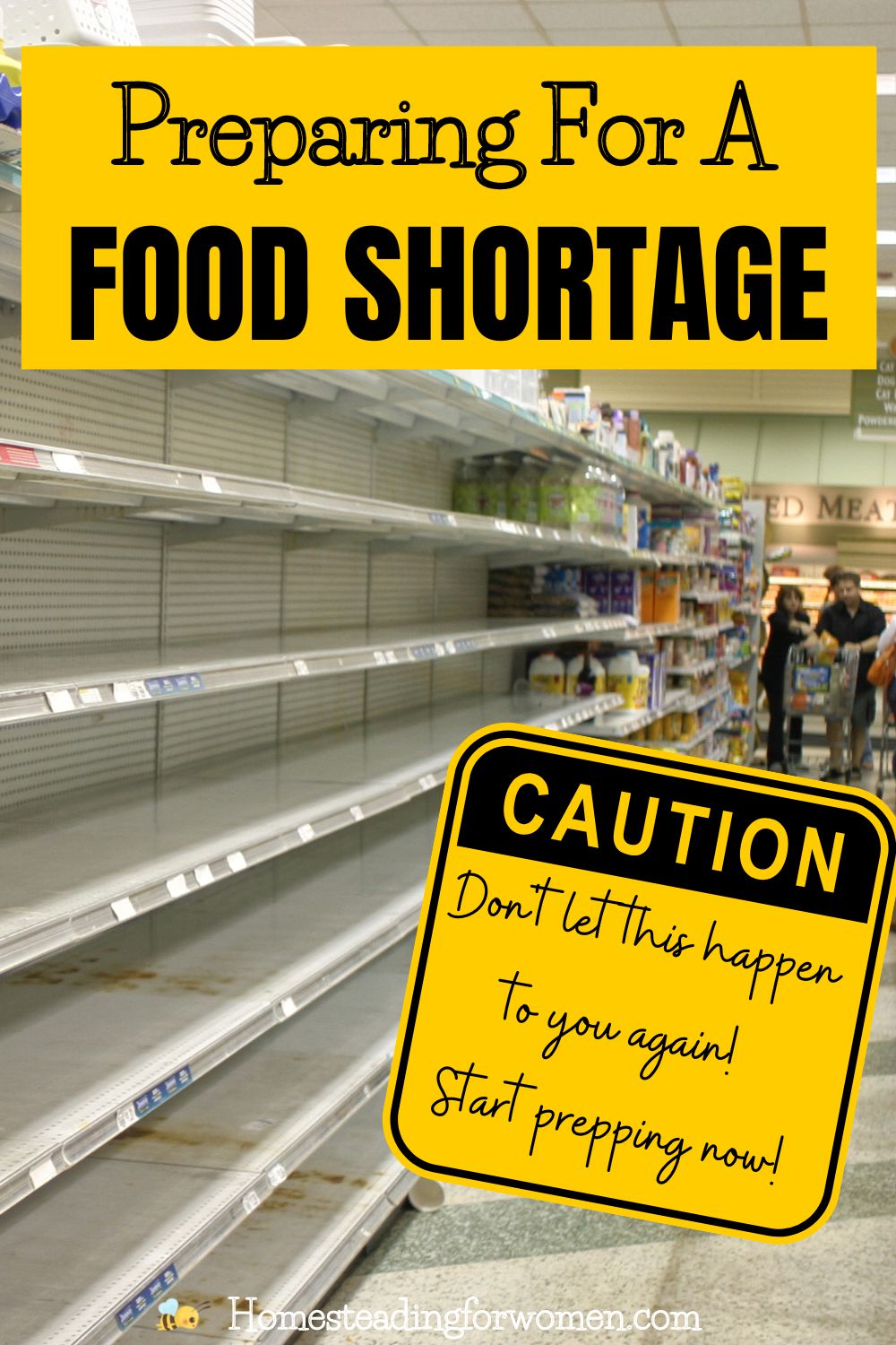 HOW TO PREPARE FOR THE FOOD SHORTAGE